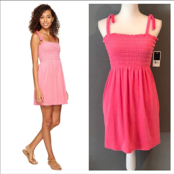 Juicy Couture Dresses & Skirts - Pink terry cloth juicy dress